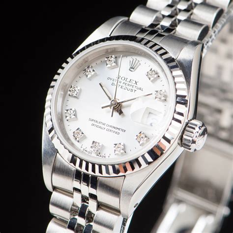 rolex oyster perpetual lady datejust with diamonds|Rolex Oyster Perpetual diamond bezel.